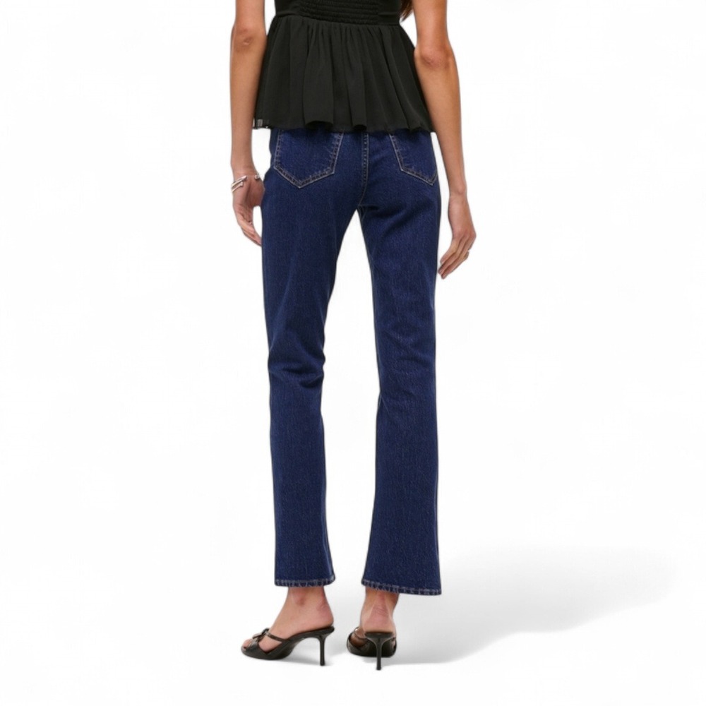 Abercrombie Curve Love Ultra High Rise Ankle Straight Jeans Sz 4 Short‎ - Picture 3 of 10